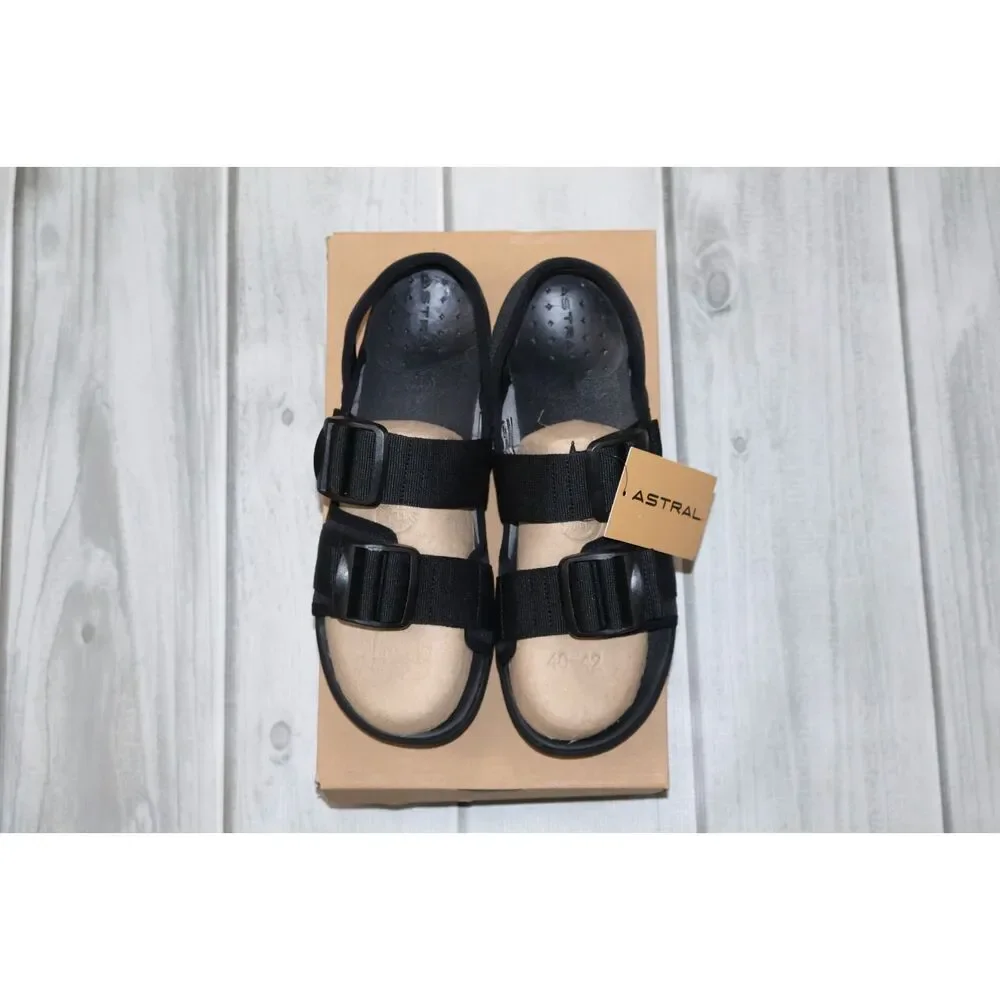 NEW Astral Webber Black Men's Sandals Size 11 Travel Hiking Water Shoes River